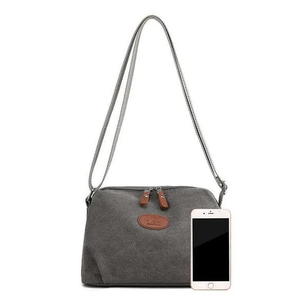 Lavish Style Canvas Crossbody Bag For Women And Girld Travel Bag Lightweighted Casual Shoulder Bag For Females