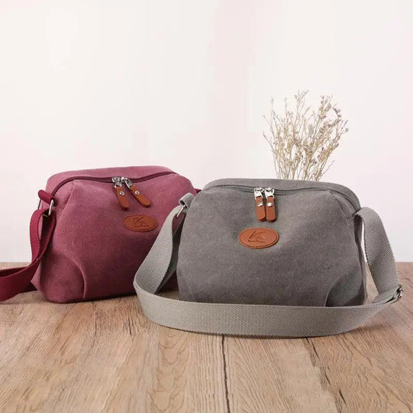 Lavish Style Canvas Crossbody Bag For Women And Girld Travel Bag Lightweighted Casual Shoulder Bag For Females