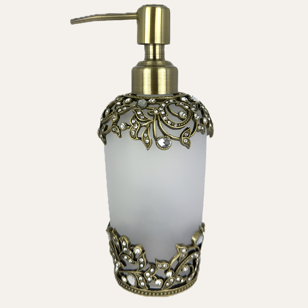 Liora Bloom – Modern Decorative Bathroom Accessory Handmade Soap Dispenser, 9 oz Decozen