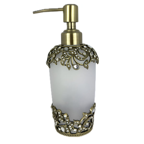 Liora Bloom – Modern Decorative Bathroom Accessory Handmade Soap Dispenser, 9 oz Decozen