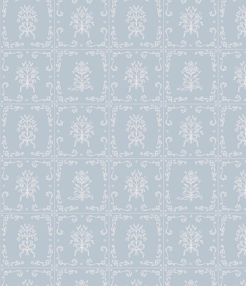 Wrenna Wallpaper by Quirky Paisley Designs