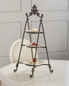 Acanthus Stoneware 3-Tier Server