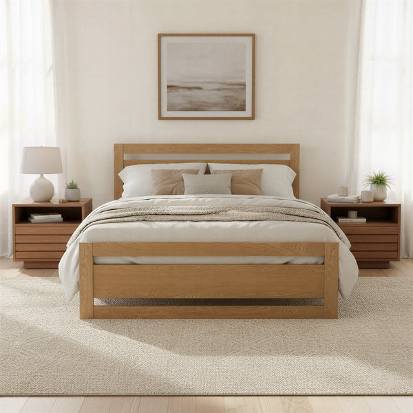 Repos Queen Bed Brown