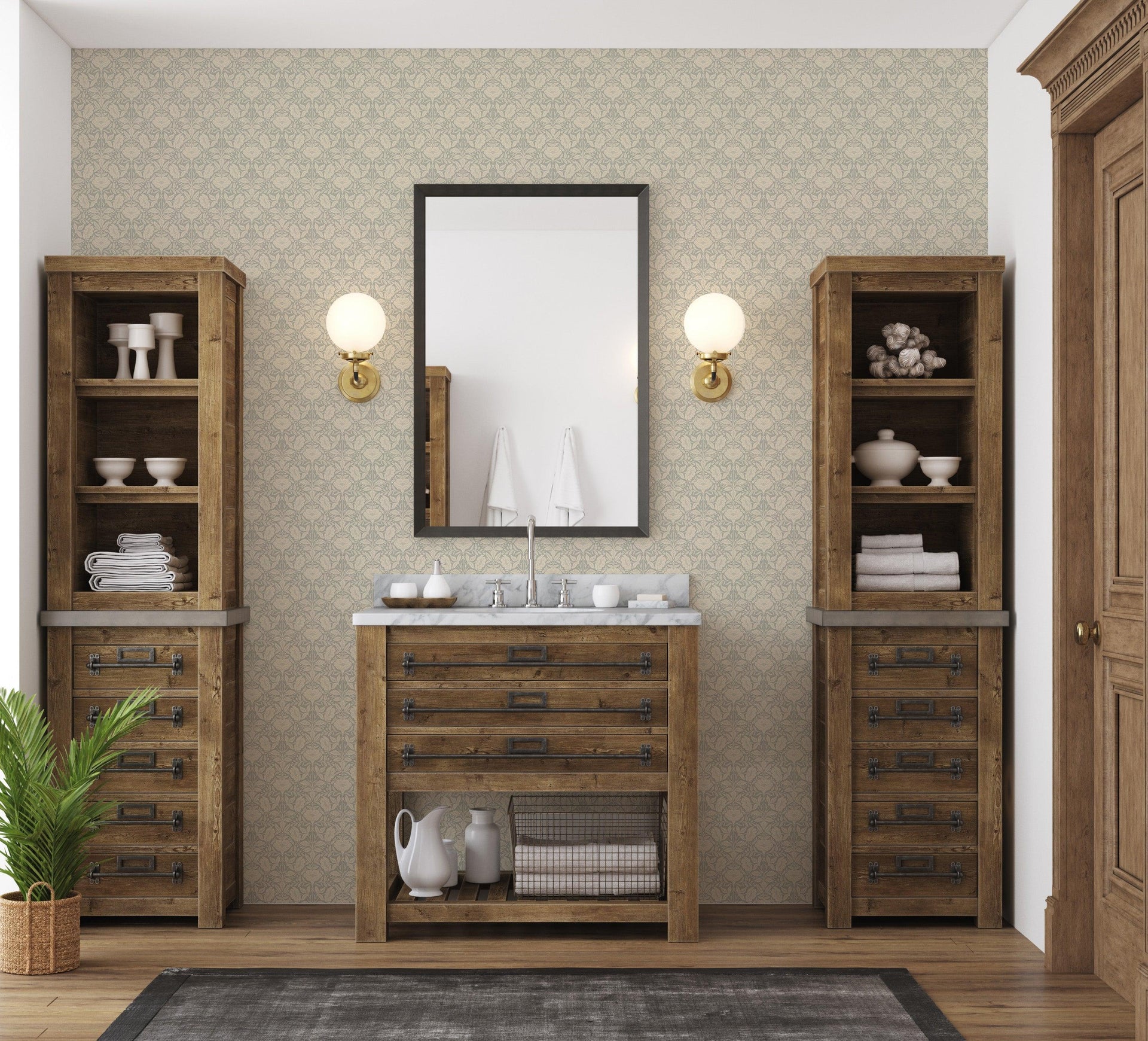 Theodora Wallpaper by Daphne and Sage