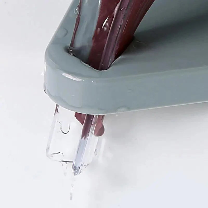 Leaf Shape Soap Box Bathroom soap holder Dish Storage Plate Tray Bathroom Soap Holder Case Bathroom Supplies bathroom gadgets Drainage Soap Holder-Leaf Soap Storage Box-Vertical Manual Soap Holder-Suction Cup Drain Soap Box for Shower Bathroom Kitchen