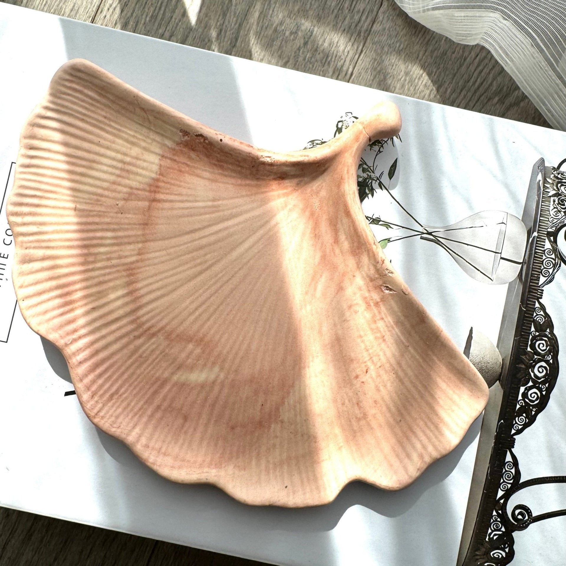 Ginko Leaf Trinket Tray