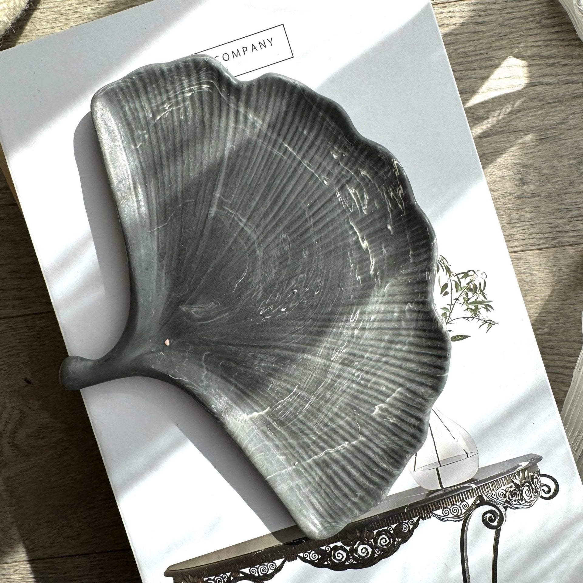 Ginko Leaf Trinket Tray