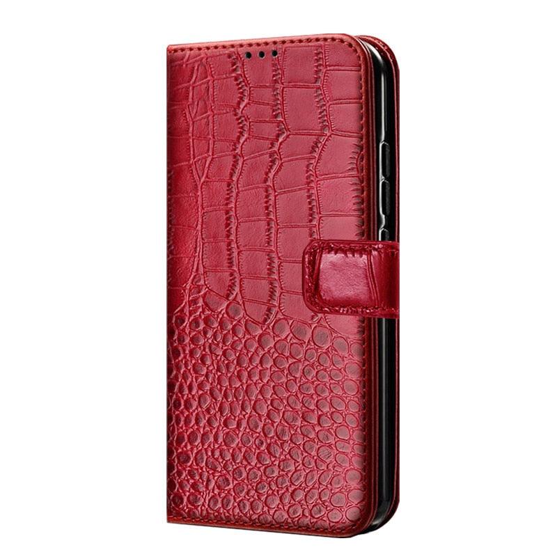 Leather Black Flip Case for iPhone XS Max X XR 12 Mini 11 Pro 7 8 Wallet Stand Cover Flip Wallet Leather Case with Secure Buckle Closing Lock and Bracket Function