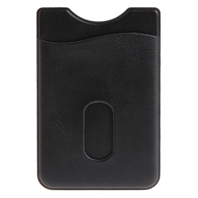 Leather Card Holder Sticker 3M Adhesives Credit ID Card Mobile Phone Back Pocket Wallet Case Stickers Bag Pouch