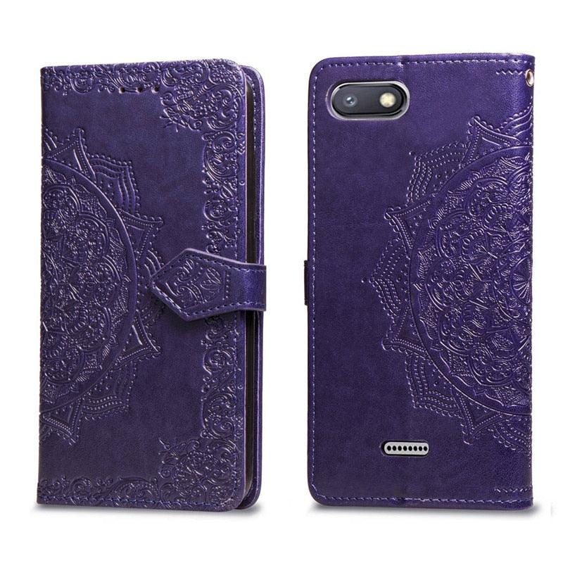 Leather Flip Case For Xiaomi Redmi 8 6 6A 5 Plus 4A 4X Note 9 5A 4 5 7 6 8 9S 9 Pro 8T 3S 7A 8A Redmi 9 For Redmi 9A 9C 7A Cover Classic Design  Leather Stand Flip Cover