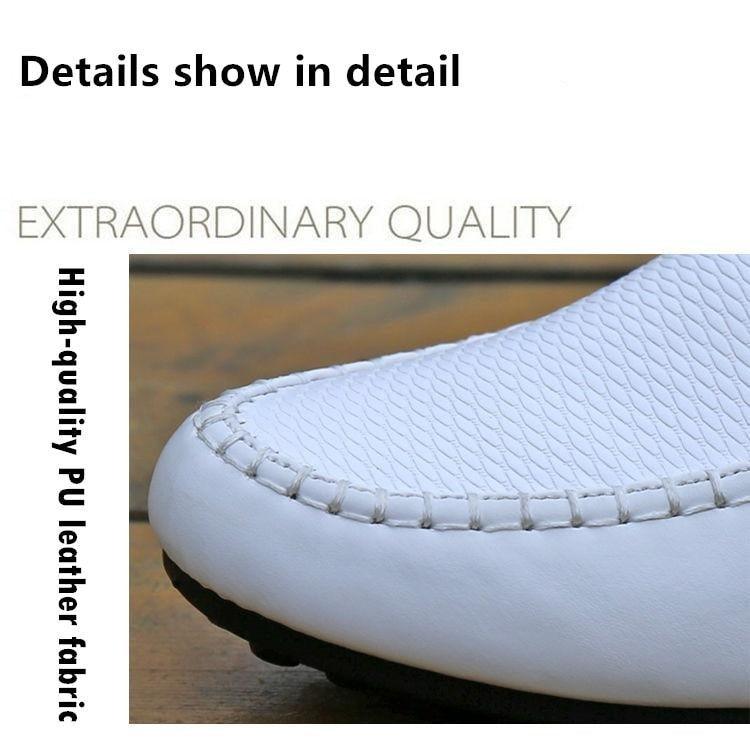 Leather Non Slip Mens Driving Shoes Spring And Autumn Breathable Men's Business Classic Sports Flat Low Sneaker Lace-up Fashion Walking Sneakers