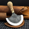Leather Round (Half Moon) Knife, 10.5 cm (4.1 inches) - Without Sheath