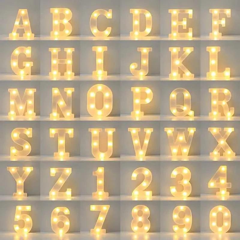 LED Alphabet Light