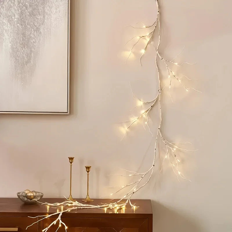 LED Christmas Lights Warm White Battery Operated Indoor Outdoor Decoration