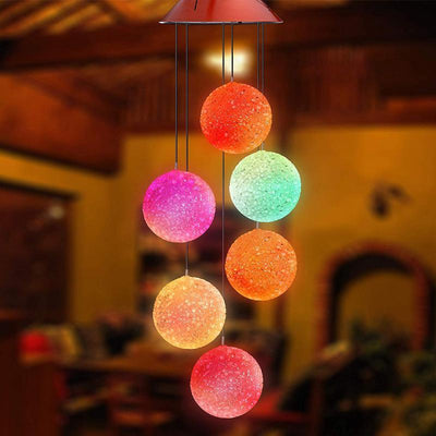 LED Color Changing Wind Chime Outdoor Solar Powered Butterfly Wind Chimes Home Garden Light Solar Butterfly Wind Chime Hanging Decoration Lamp Outdoor For Garden Patio Home Decoration