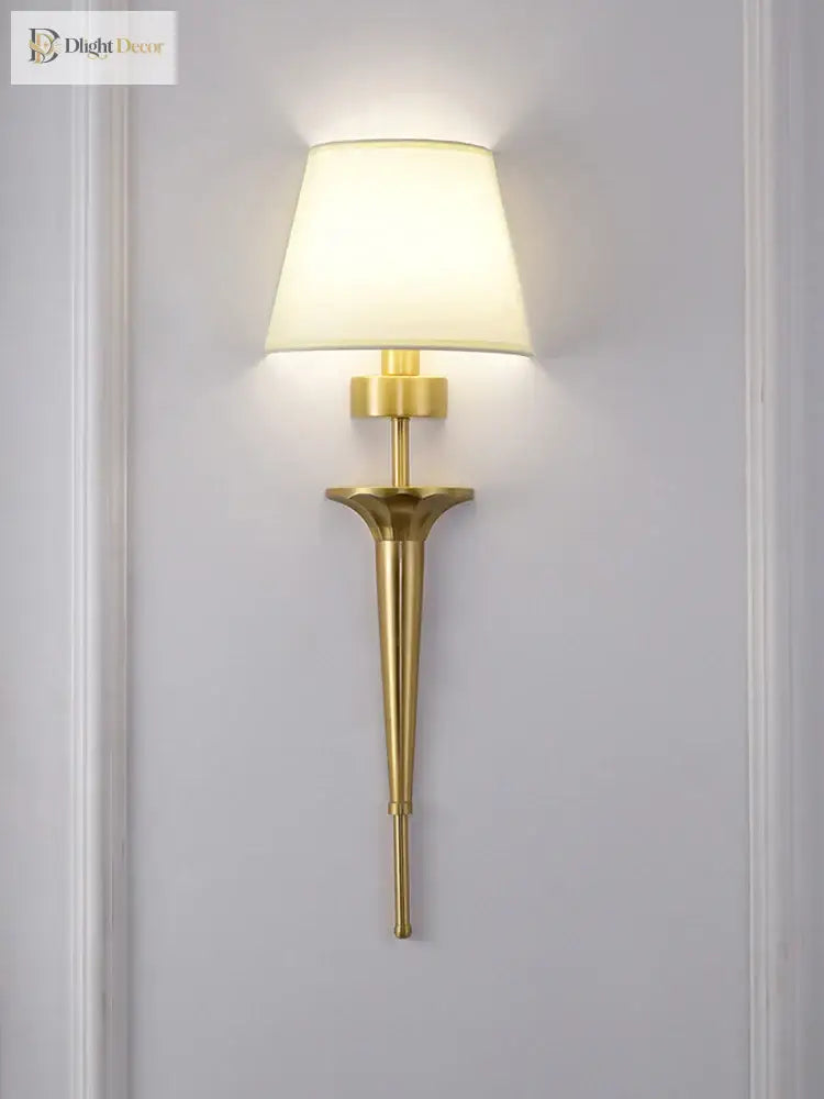 LED Copper Wall Sconce | Bedroom & Bedside Lighting