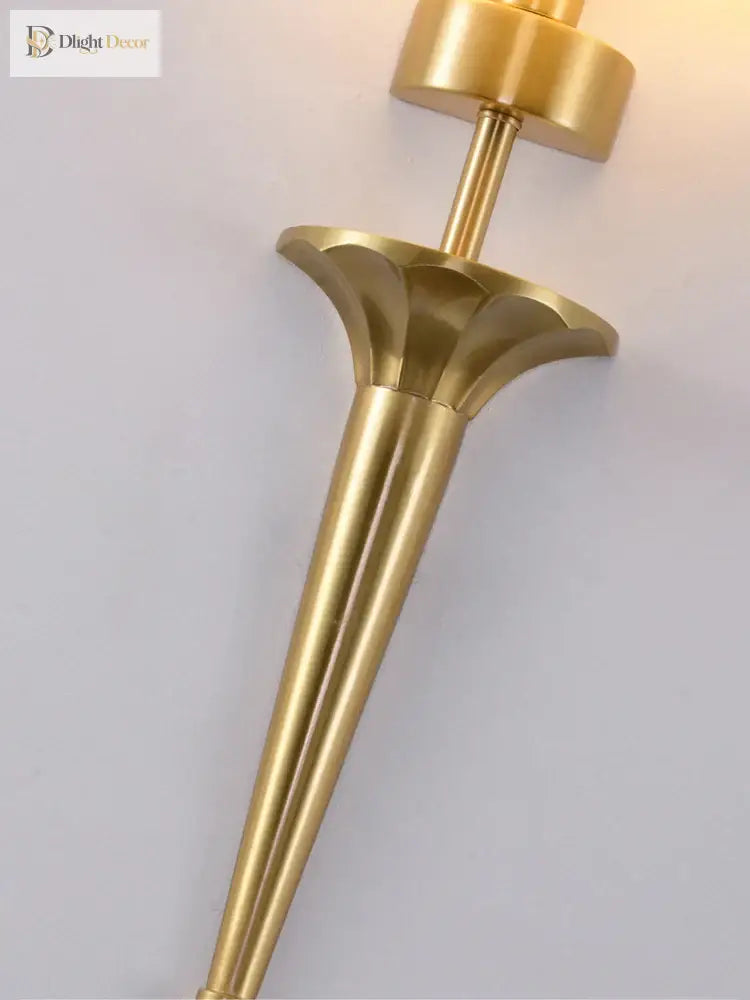 LED Copper Wall Sconce | Bedroom & Bedside Lighting