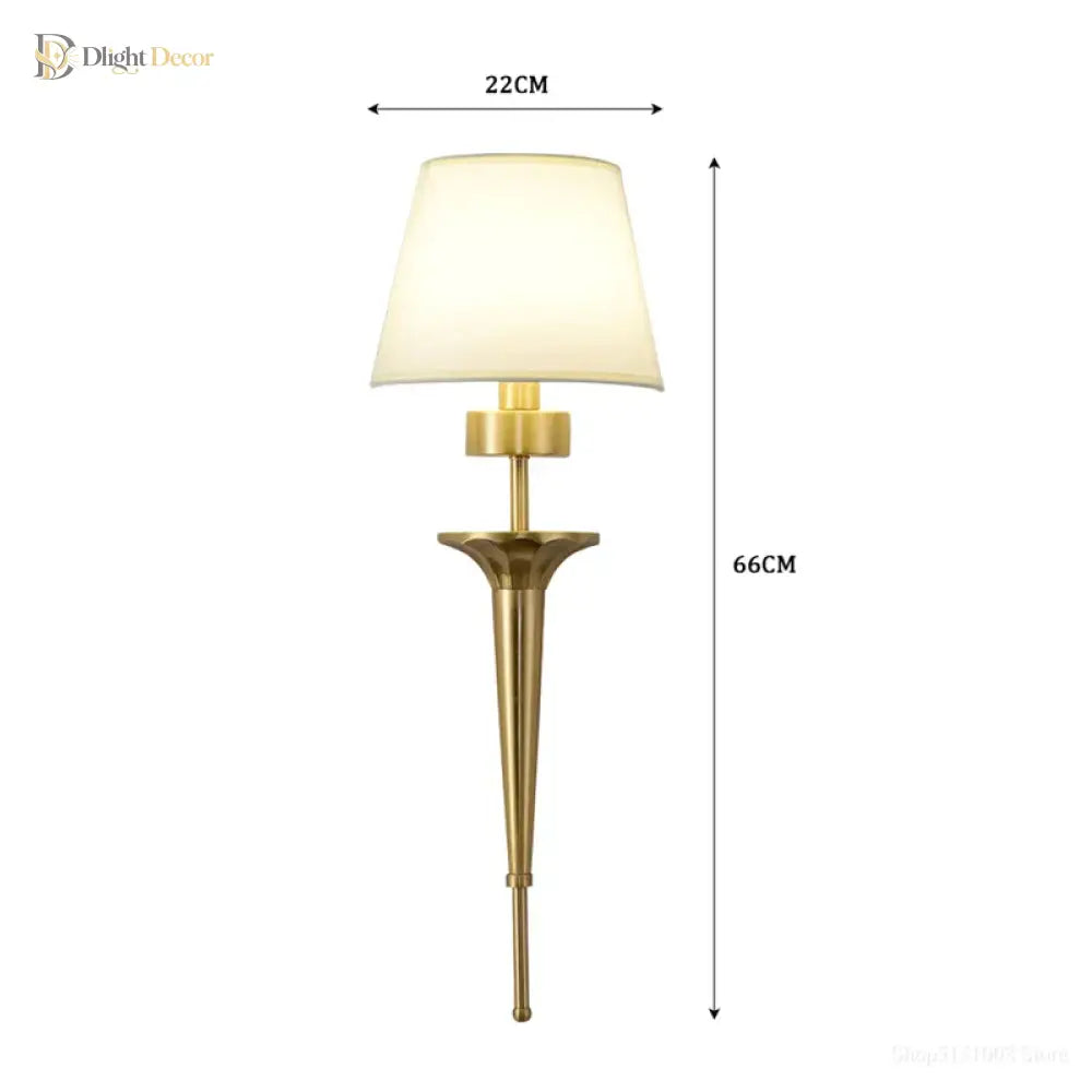 LED Copper Wall Sconce | Bedroom & Bedside Lighting