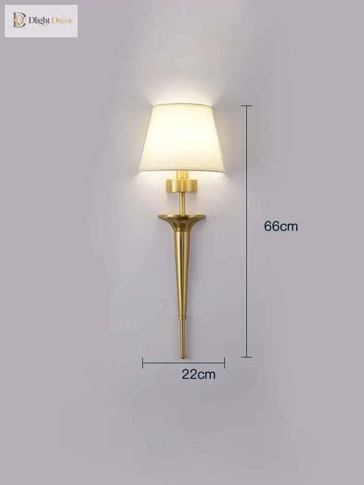 LED Copper Wall Sconce | Bedroom & Bedside Lighting