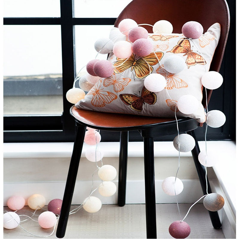Cotton Ball LED String