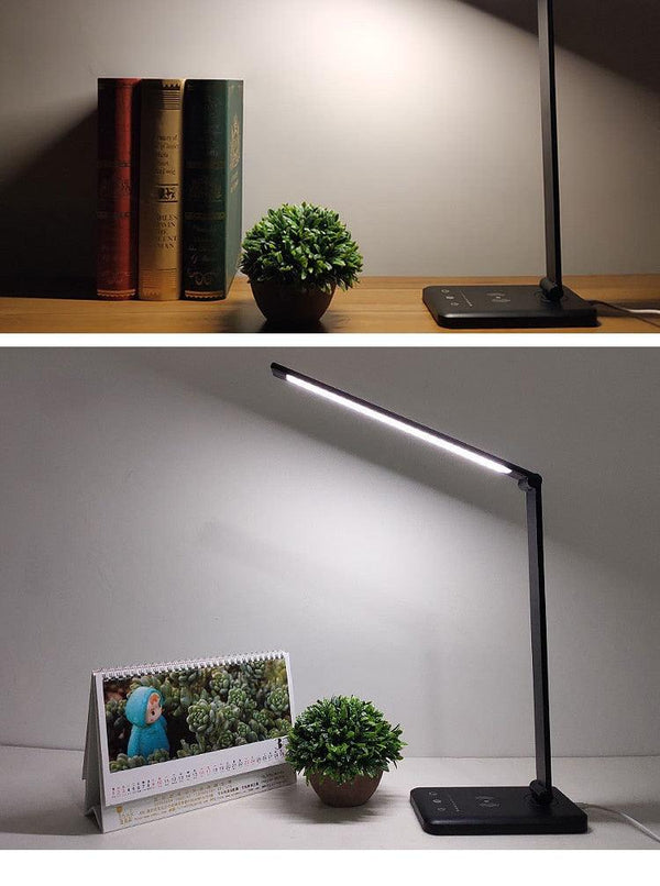 Led Desk Lamps USB Eye-Protection Table Lamp 5 Dimmable Level Touch Night Light For Bedroom Bedside Reading Decorative Table Lamp Cute Study Lamps for Bedroom Décor