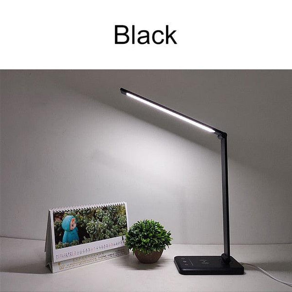 Led Desk Lamps USB Eye-Protection Table Lamp 5 Dimmable Level Touch Night Light For Bedroom Bedside Reading Decorative Table Lamp Cute Study Lamps for Bedroom Décor