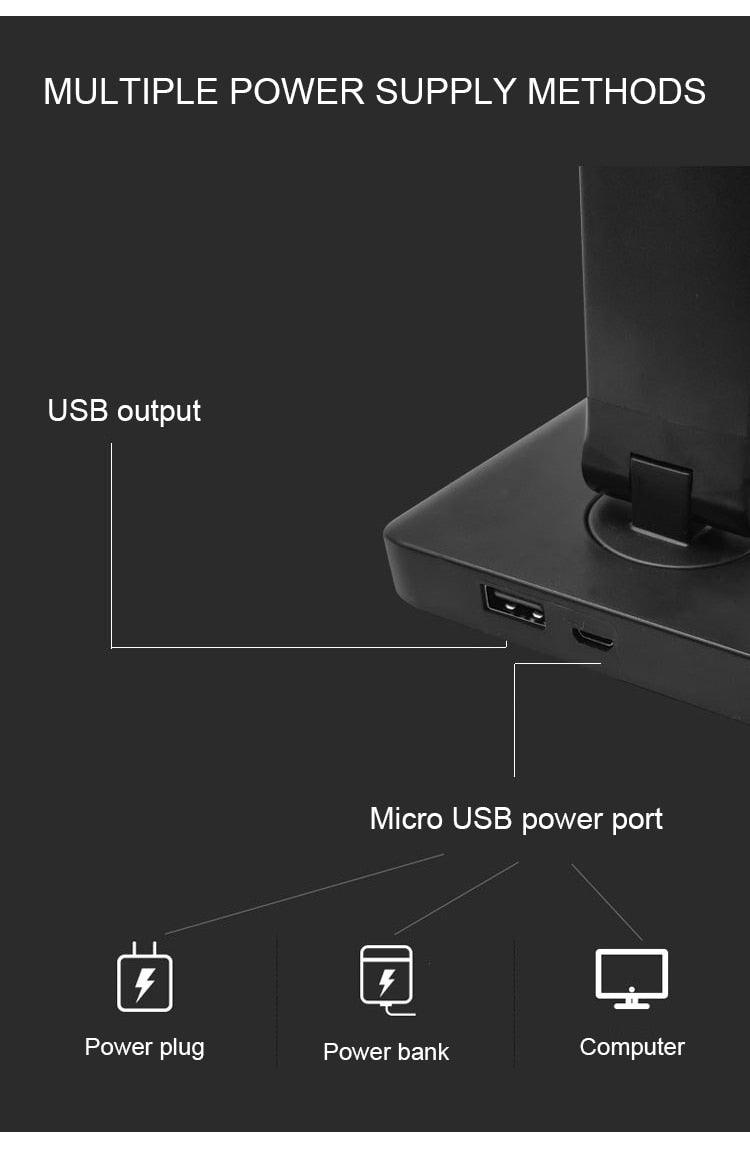 Led Desk Lamps USB Eye-Protection Table Lamp 5 Dimmable Level Touch Night Light For Bedroom Bedside Reading Decorative Table Lamp Cute Study Lamps for Bedroom Décor