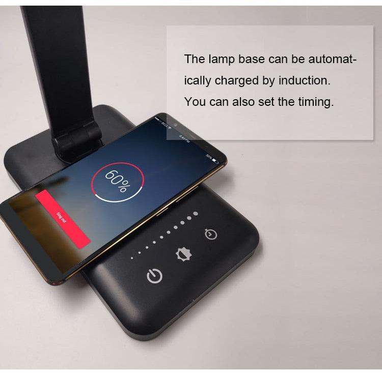 Led Desk Lamps USB Eye-Protection Table Lamp 5 Dimmable Level Touch Night Light For Bedroom Bedside Reading Decorative Table Lamp Cute Study Lamps for Bedroom Décor