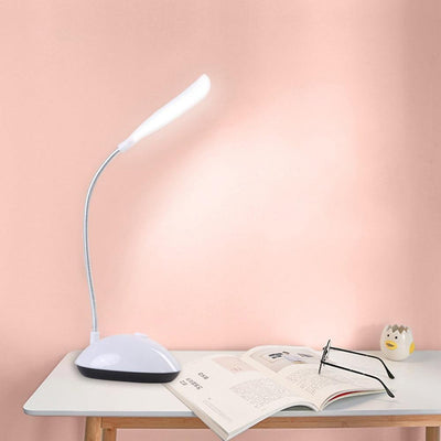 LED Desk Light Table Lamp Reading Book Light 3xAAA Battery Desk Lamp Mini Eye Protection Office Bedroom Bedside LED Study Table Decorative Table Lamp Cute Study Lamps for Bedroom Décor