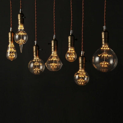 LED Edison Vintage Starry Sky Lamps Firework Non Dimmable Bulbs For Home Christmas Decoration Club Globe Light Bulbs For Bedroom Lamps Pendant Lighting
