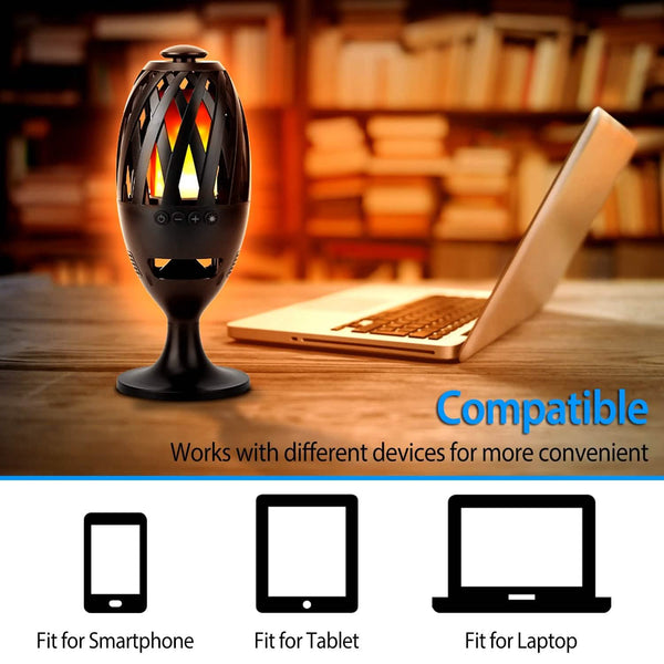 LED Flame Speakers Torch