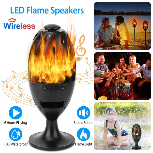 LED Flame Speakers Torch