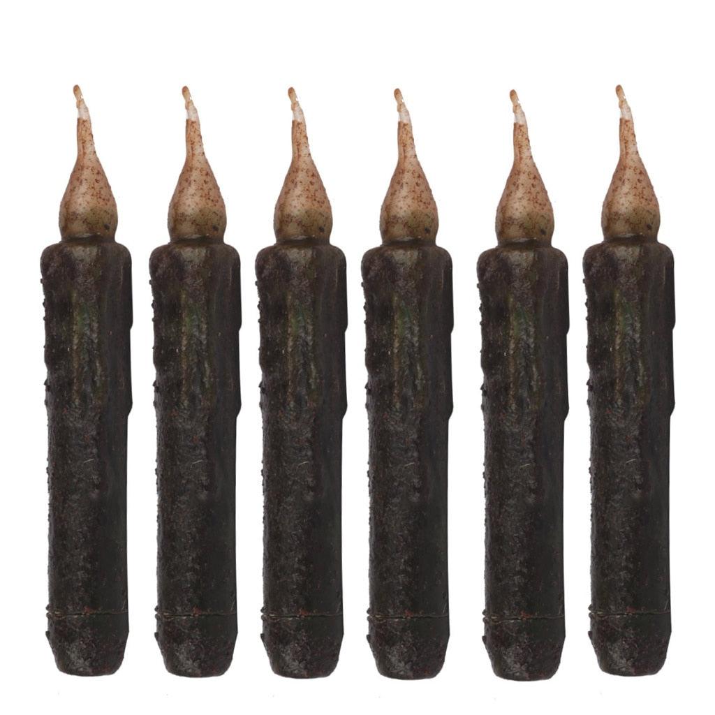 LED Flameless Wax Candle Battery Operated Taper Pillar Candle LED Plastic Candles For Restaurants Hotels Museums Black Flameless Candles Real Wax Flickering LED Pillar Candles