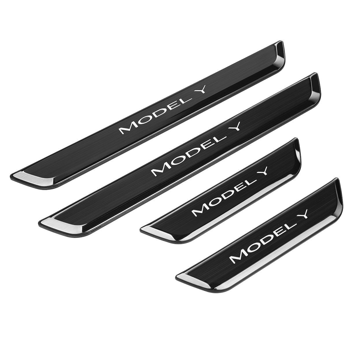 LED illuminated Welcome Pedal Door Sill Protector for Model Y / 3 | TESERY