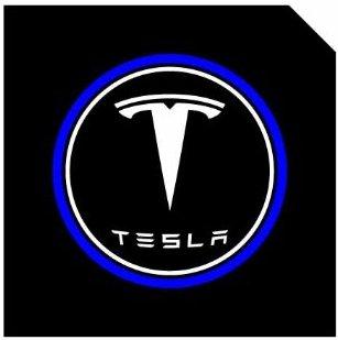 LED Logo Tesla Puddle Lights for Model 3/Y/S/X | TESERY