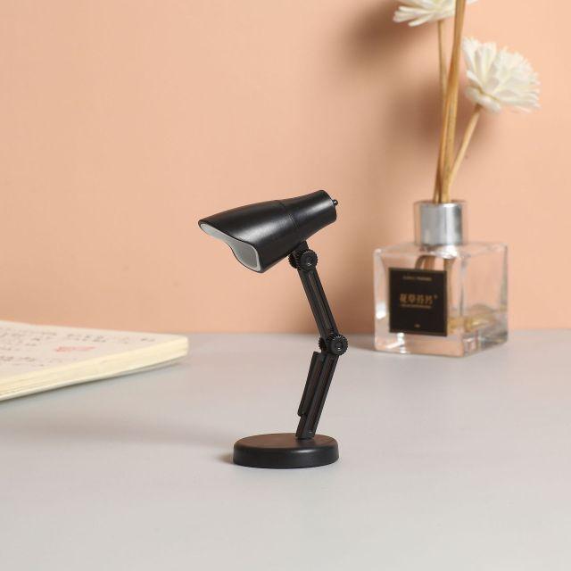 LED Mini Desk Lamp Foldable Magnetic Night Light Bedroom Study Reading Book Lamps With Clip Eye Protection Bedside Lights Decorative Table Lamp Cute Study Lamps for Bedroom Décor