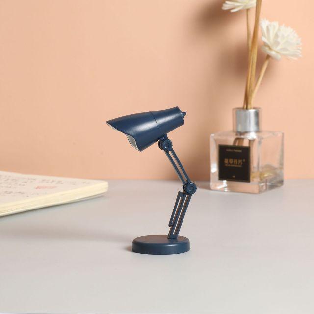 LED Mini Desk Lamp Foldable Magnetic Night Light Bedroom Study Reading Book Lamps With Clip Eye Protection Bedside Lights Decorative Table Lamp Cute Study Lamps for Bedroom Décor