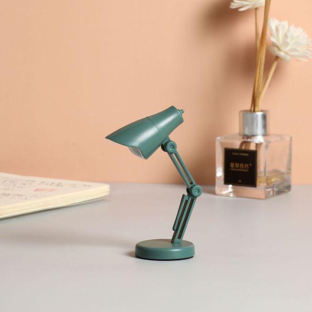 LED Mini Desk Lamp Foldable Magnetic Night Light Bedroom Study Reading Book Lamps With Clip Eye Protection Bedside Lights Decorative Table Lamp Cute Study Lamps for Bedroom Décor