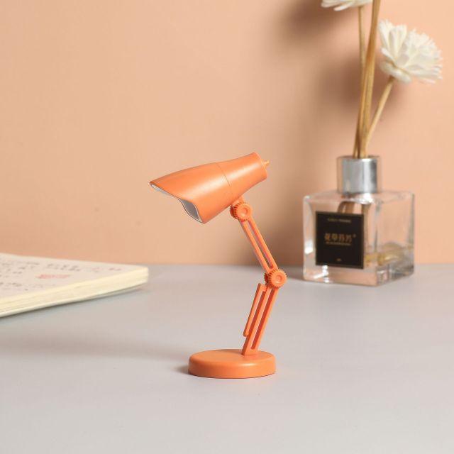 LED Mini Desk Lamp Foldable Magnetic Night Light Bedroom Study Reading Book Lamps With Clip Eye Protection Bedside Lights Decorative Table Lamp Cute Study Lamps for Bedroom Décor