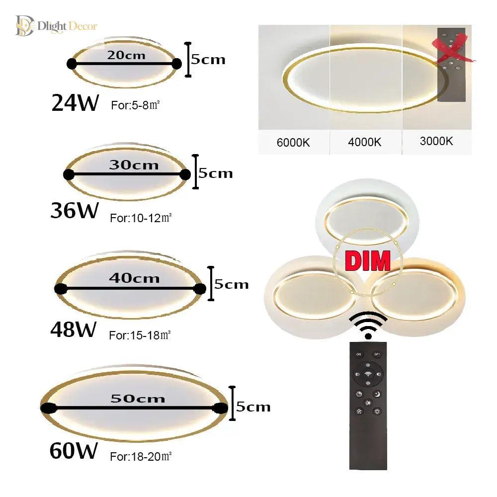 LED Modern Ceiling Light | Modern Dining Room Lighting