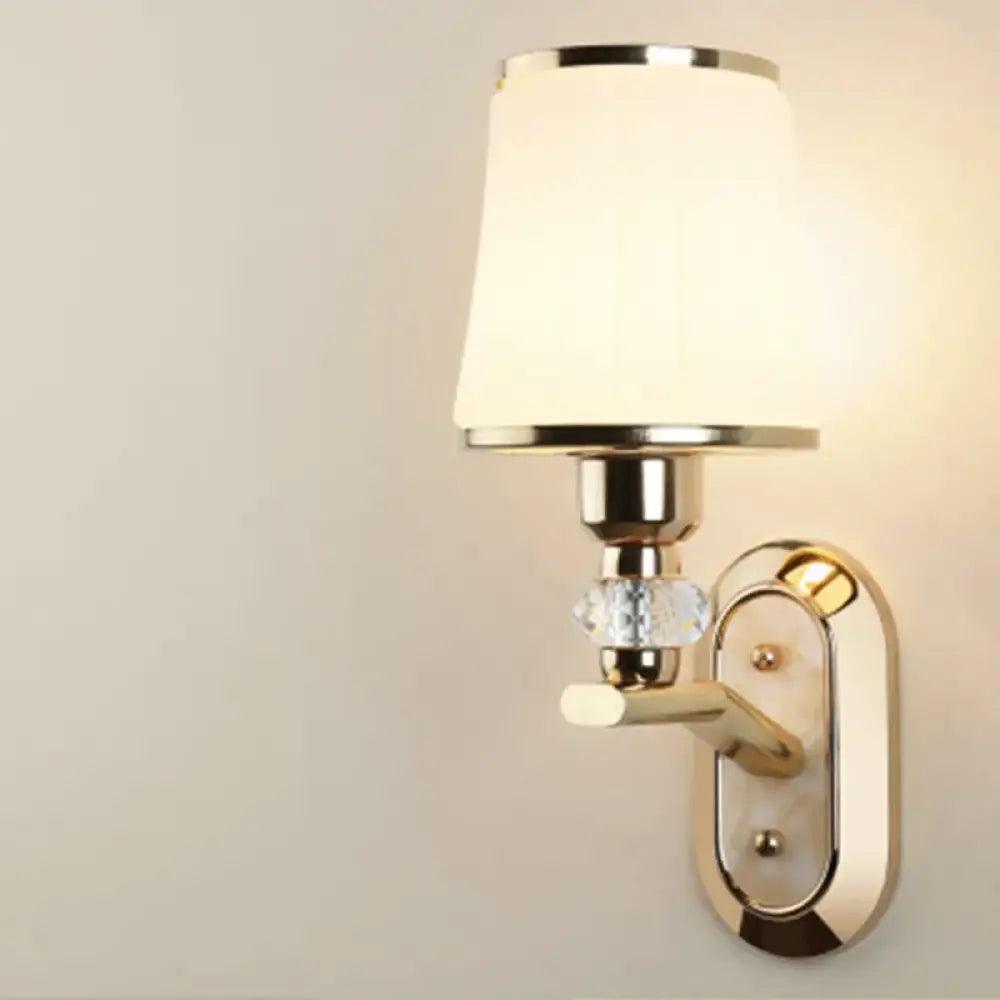 LED Modern Glass Wall Sconce | Bedroom & Bedside Lighting