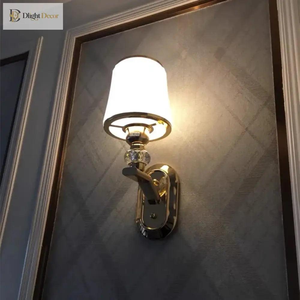 LED Modern Glass Wall Sconce | Bedroom & Bedside Lighting
