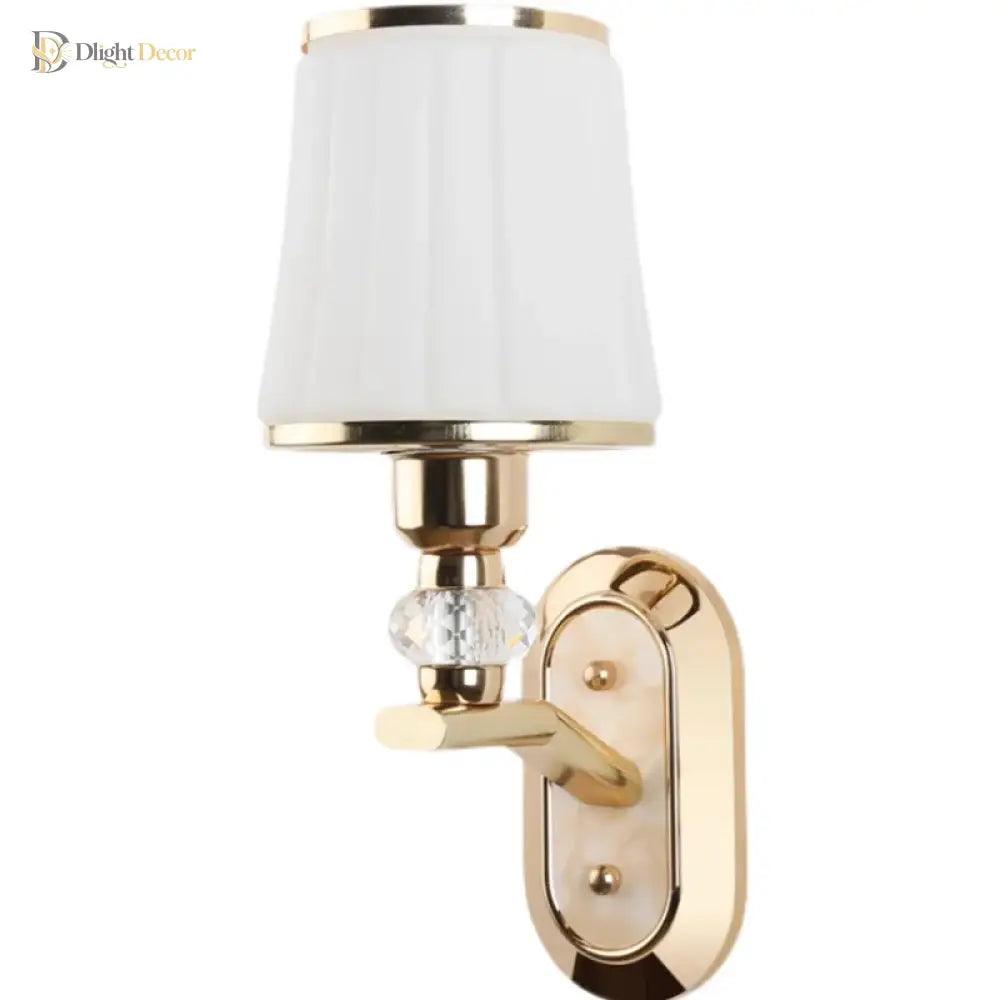 LED Modern Glass Wall Sconce | Bedroom & Bedside Lighting