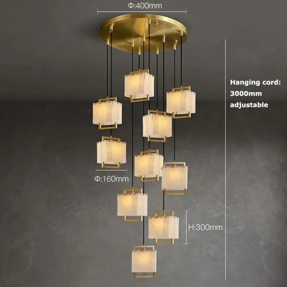 LED Modern Marble Chandelier | Dining Room Home Lighting