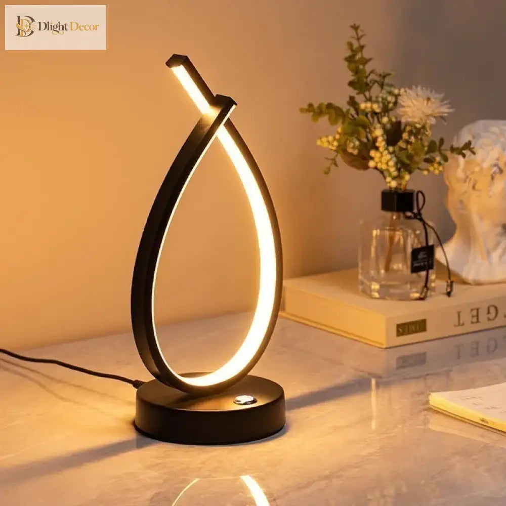 LED Modern Table Lamp | Bedroom & Bedside Lighting