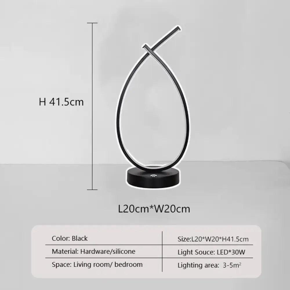 LED Modern Table Lamp | Bedroom & Bedside Lighting