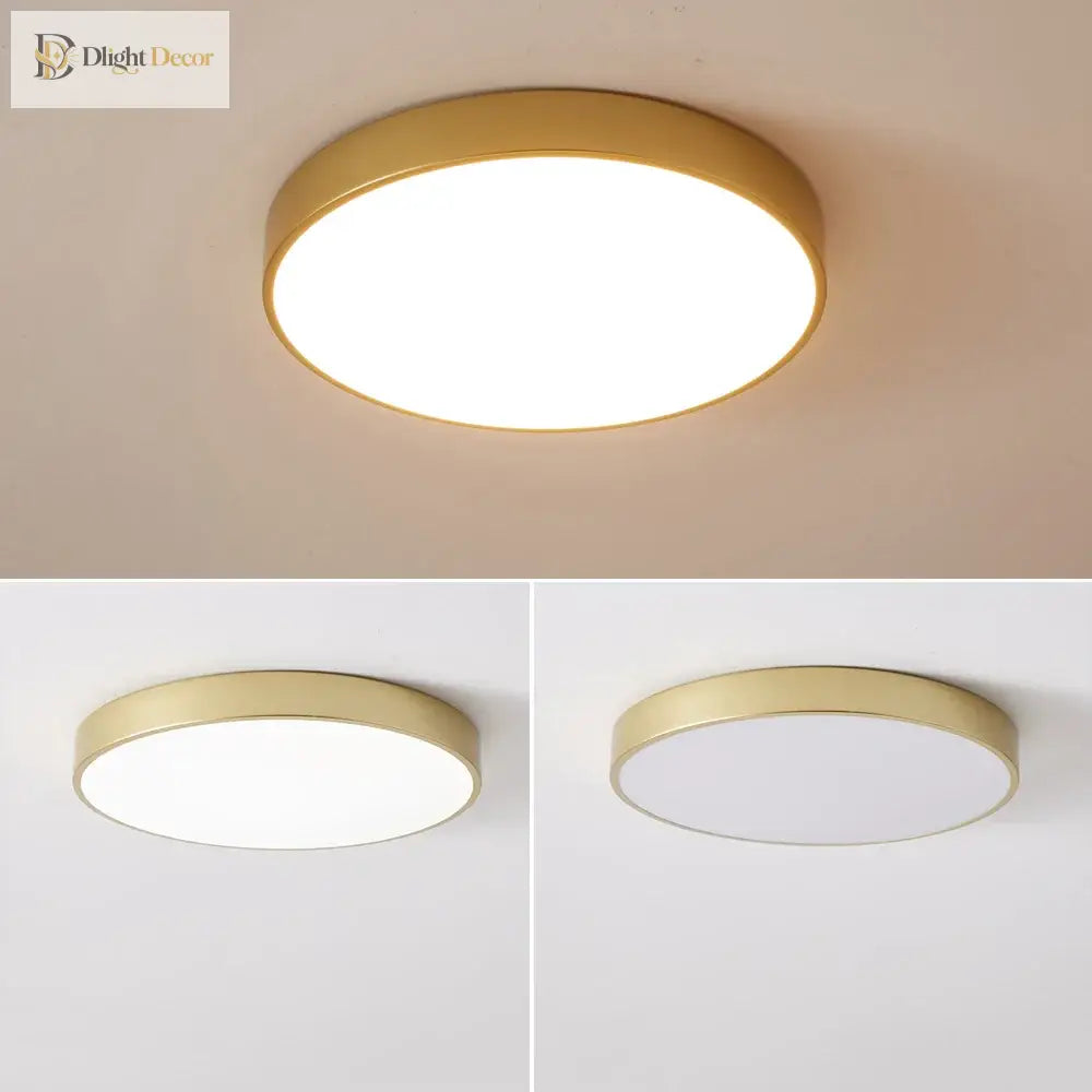 LED Round Ceiling Light | Modern Interior Home Lighting
