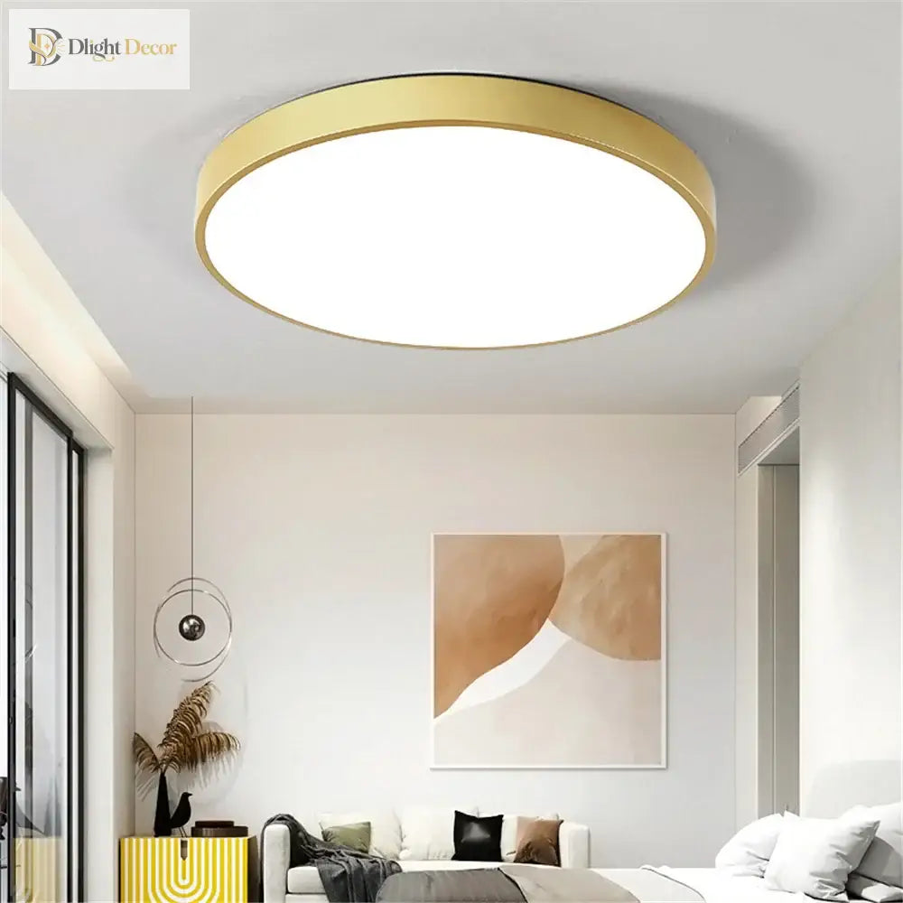 LED Round Ceiling Light | Modern Interior Home Lighting