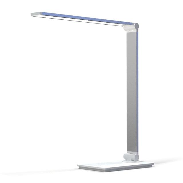 LED Table Lamp Desk Lamp Step less Dimmable Reading Office Foldable Rotatable Touch Switch DC 5V USB Night Light Desk Lamps Decorative Table Lamp Cute Study Lamps for Bedroom Décor