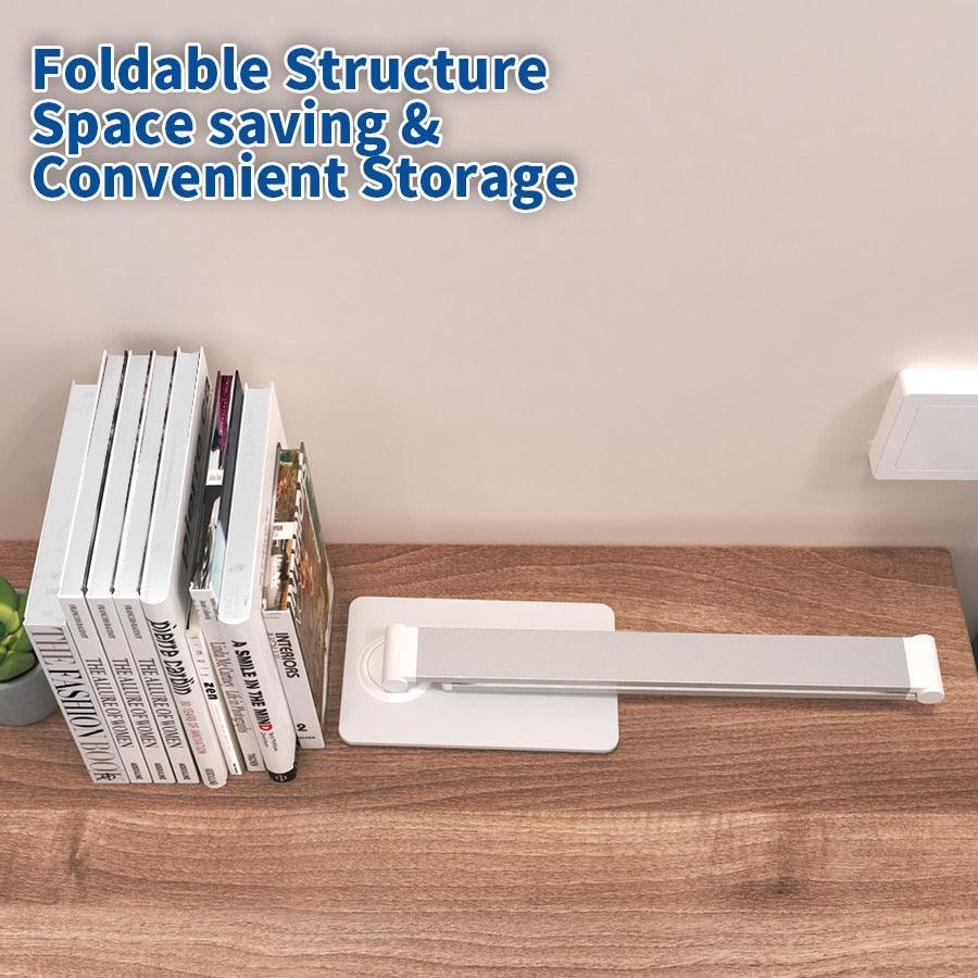 LED Table Lamp Desk Lamp Step less Dimmable Reading Office Foldable Rotatable Touch Switch DC 5V USB Night Light Desk Lamps Decorative Table Lamp Cute Study Lamps for Bedroom Décor